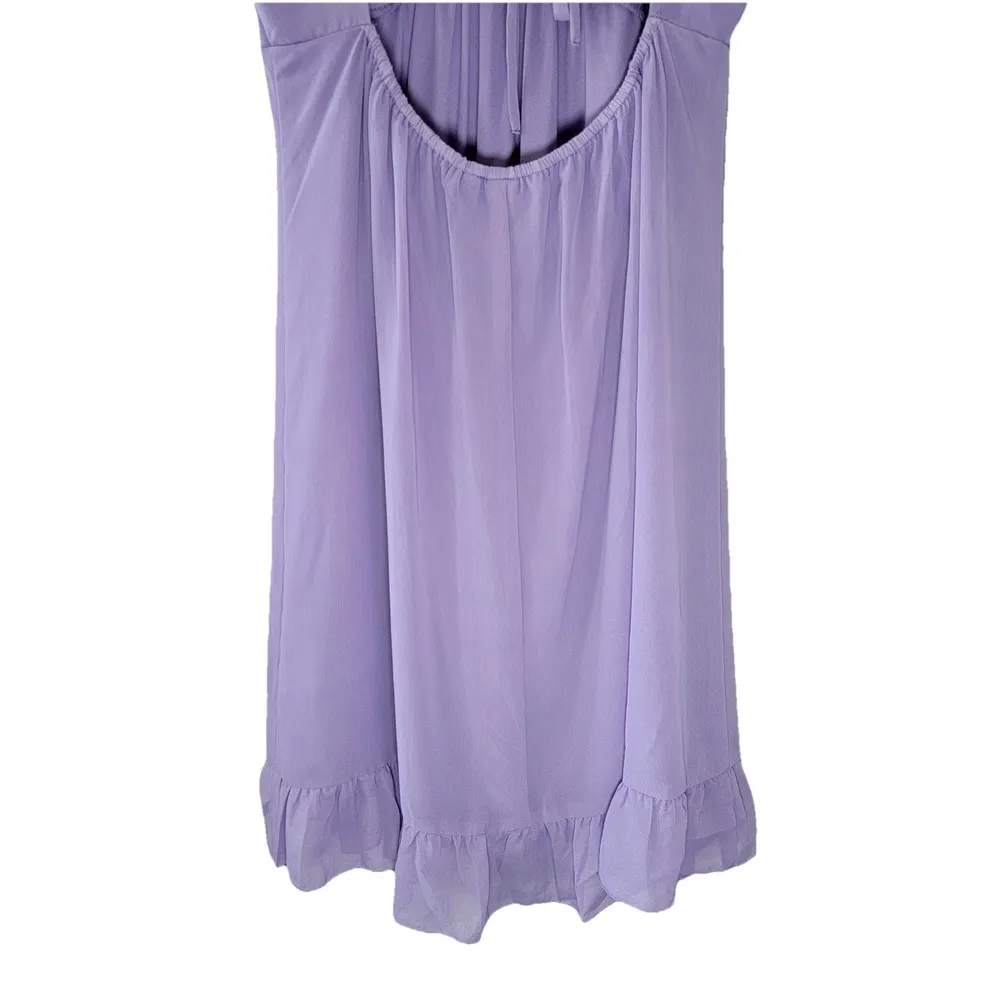 Lavender Babydoll Mini Dress Pastel Coquette, Cottagecore, Y2K, Johnny Martin L Purple Size L - Image 6