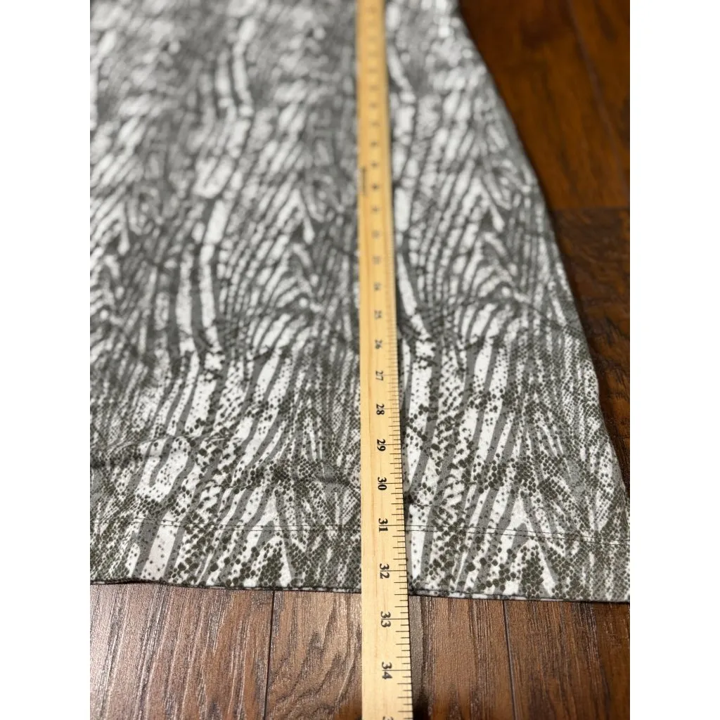 Cable & Gauge Short Sleeve T-shirt Dress Gray White Womens Size M Stretch Comfy - Image 9