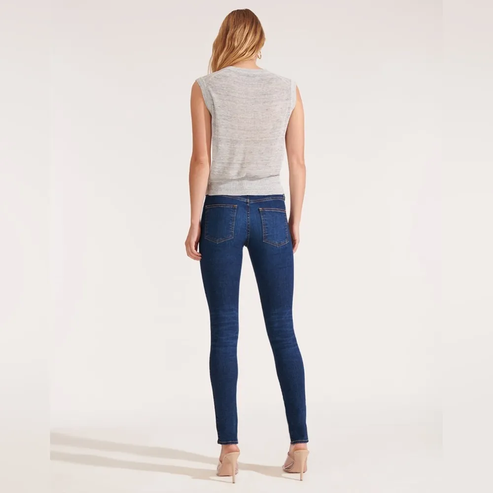 Veronica Beard Kellen Crewneck Cap-Sleeve Knit Twist Front Sweater, Size L $250 - Image 13