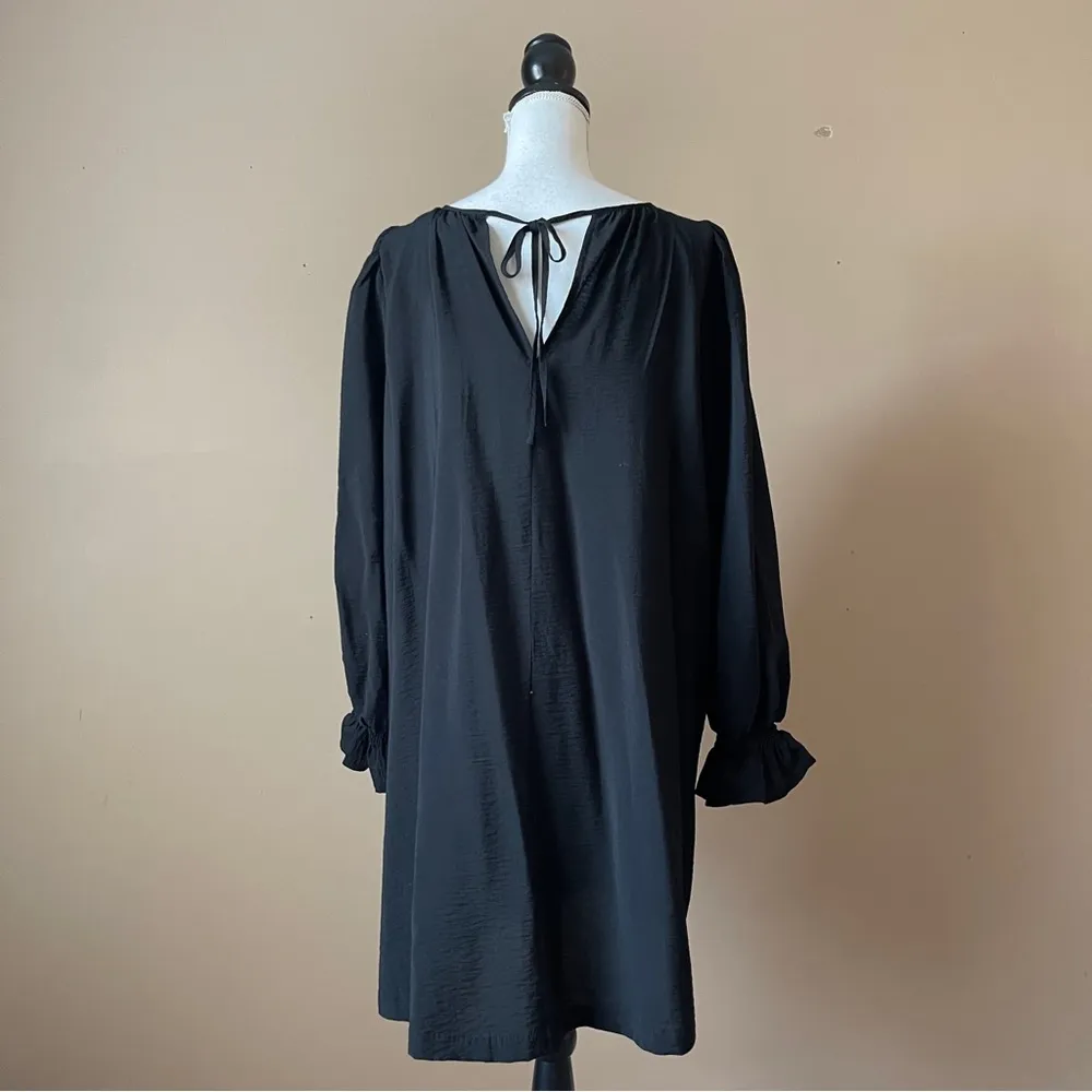 A NEW DAY | Black Long Sleeve Tunic Dress Sz M - Image 6