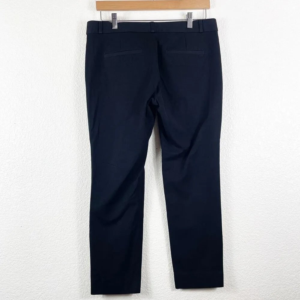 Banana Republic Sloan Fit Black Crop Ankle Pants Women's Size 8 Business Casual - Image 2