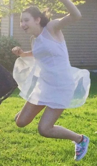 White Mesh Skater Dress - Image 3