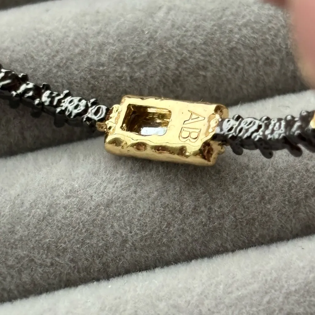 Alexis Bittar Gold and Silver Hoop Earrings with Green Accents - Image 7