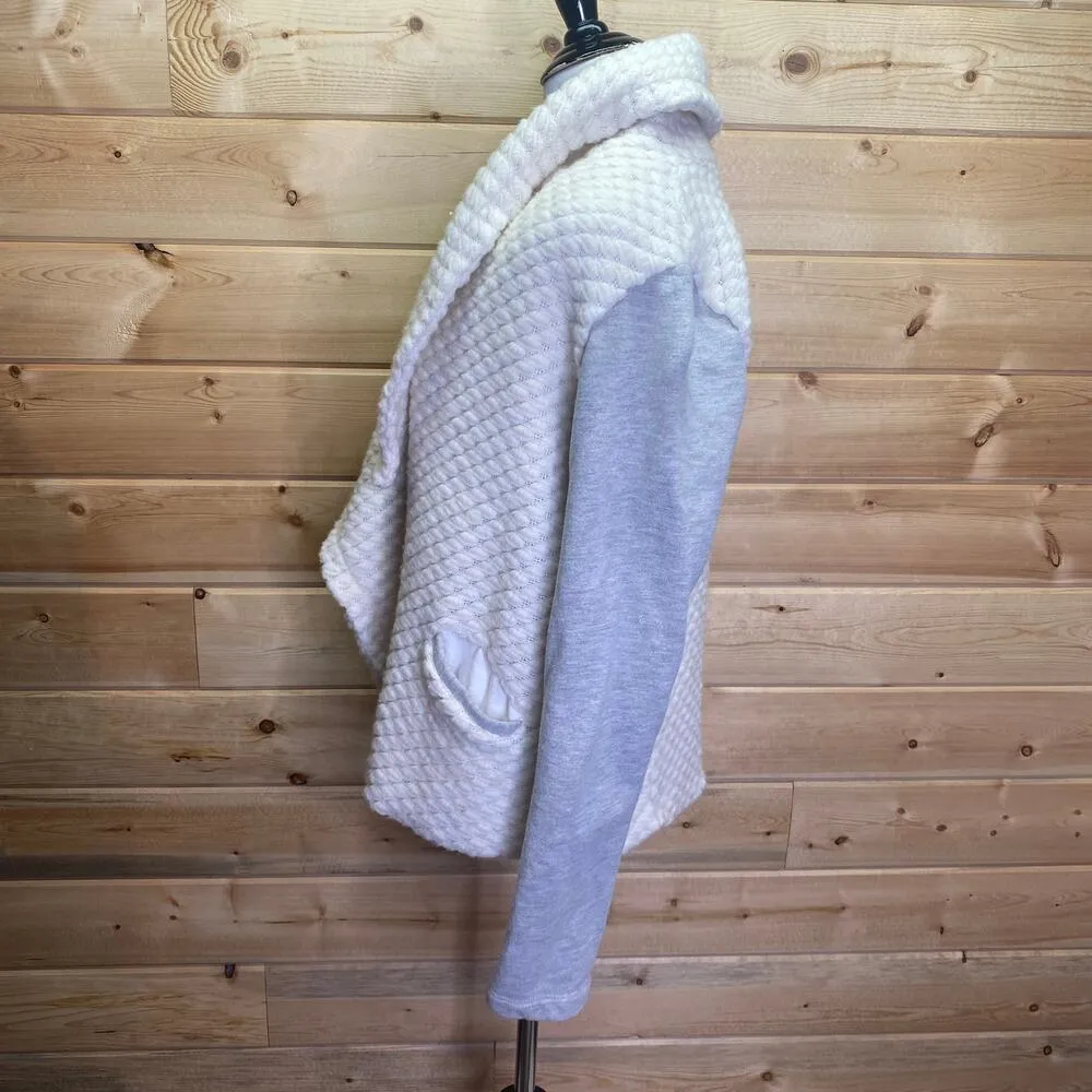 Dolan Anthropologie Open Quilted Lux Sweater Cardigan Size Small - Image 4