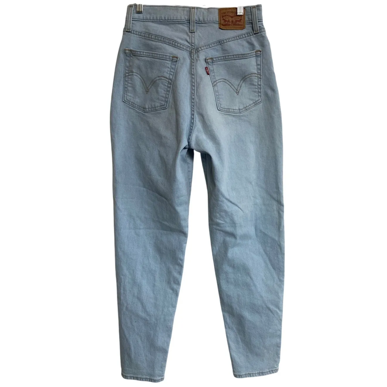 Levi's‎ 724 High Waisted Taper Super Light Wash Jeans 27 X 28- Excellent - Image 4