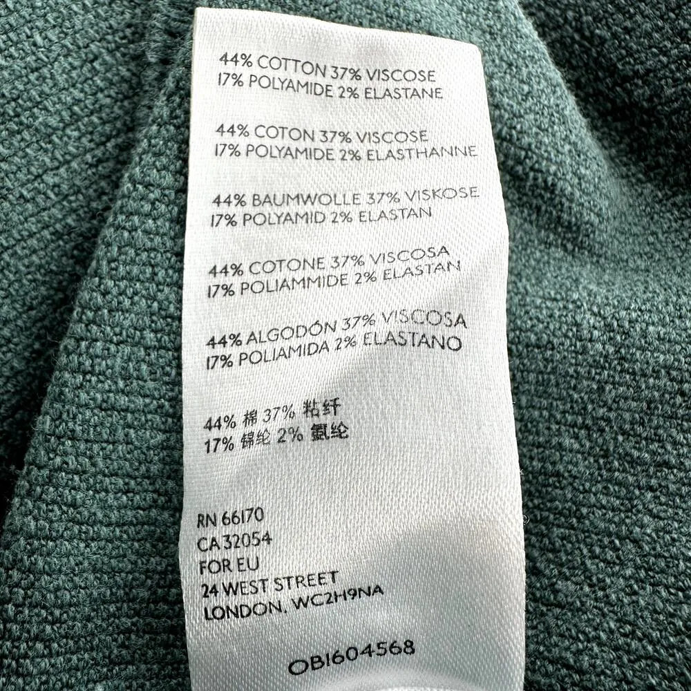 Free People Beach Around Town Sweater Trumpet Sleeve Mock Oversized Jaded M - Image 4