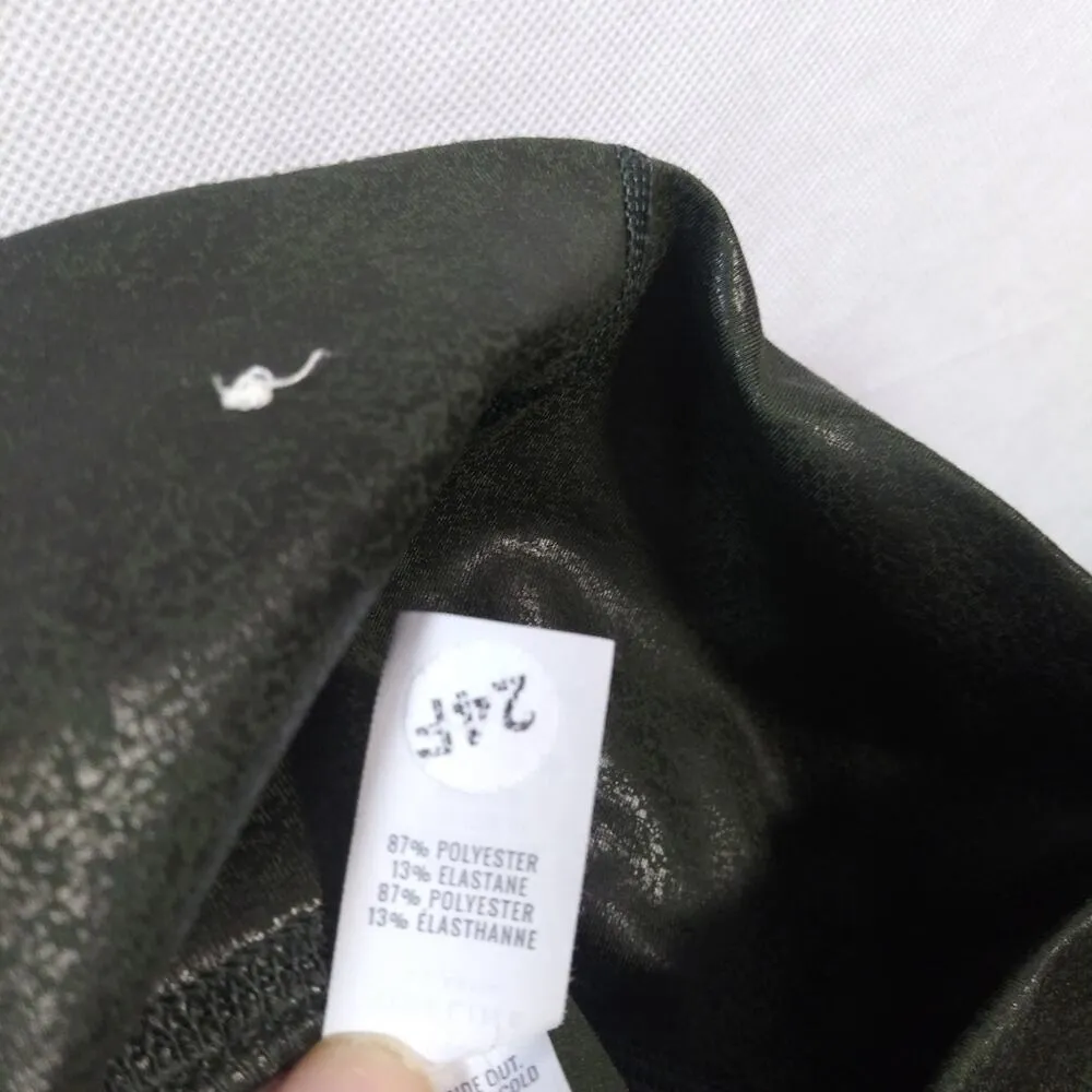 Aerie OFFLINE The Hugger High Waisted Crackle Legging Olive Size XS - Image 7