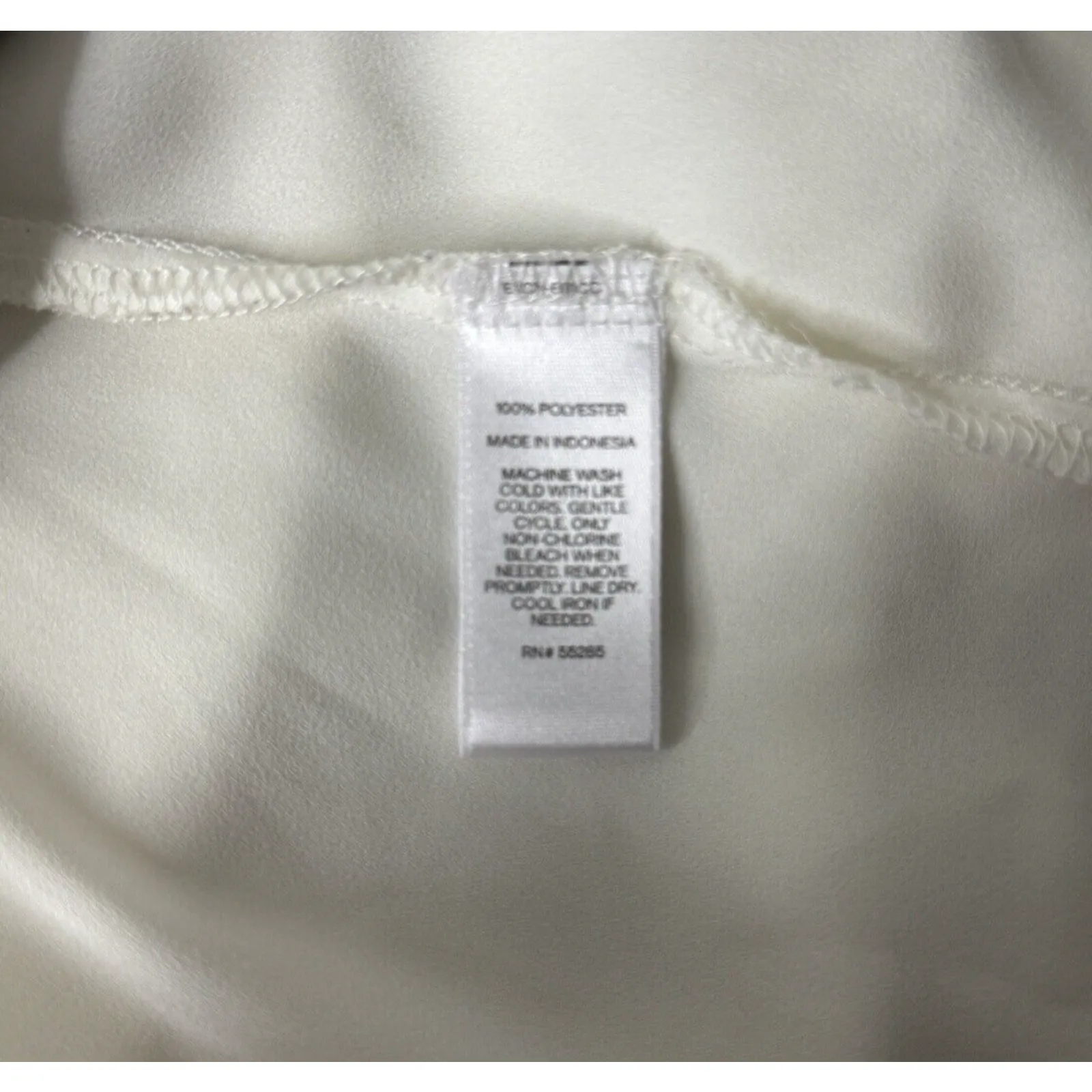 Express Portofino Shirt Womens Medium White Black Piping Casual‎ Office Career - Image 7