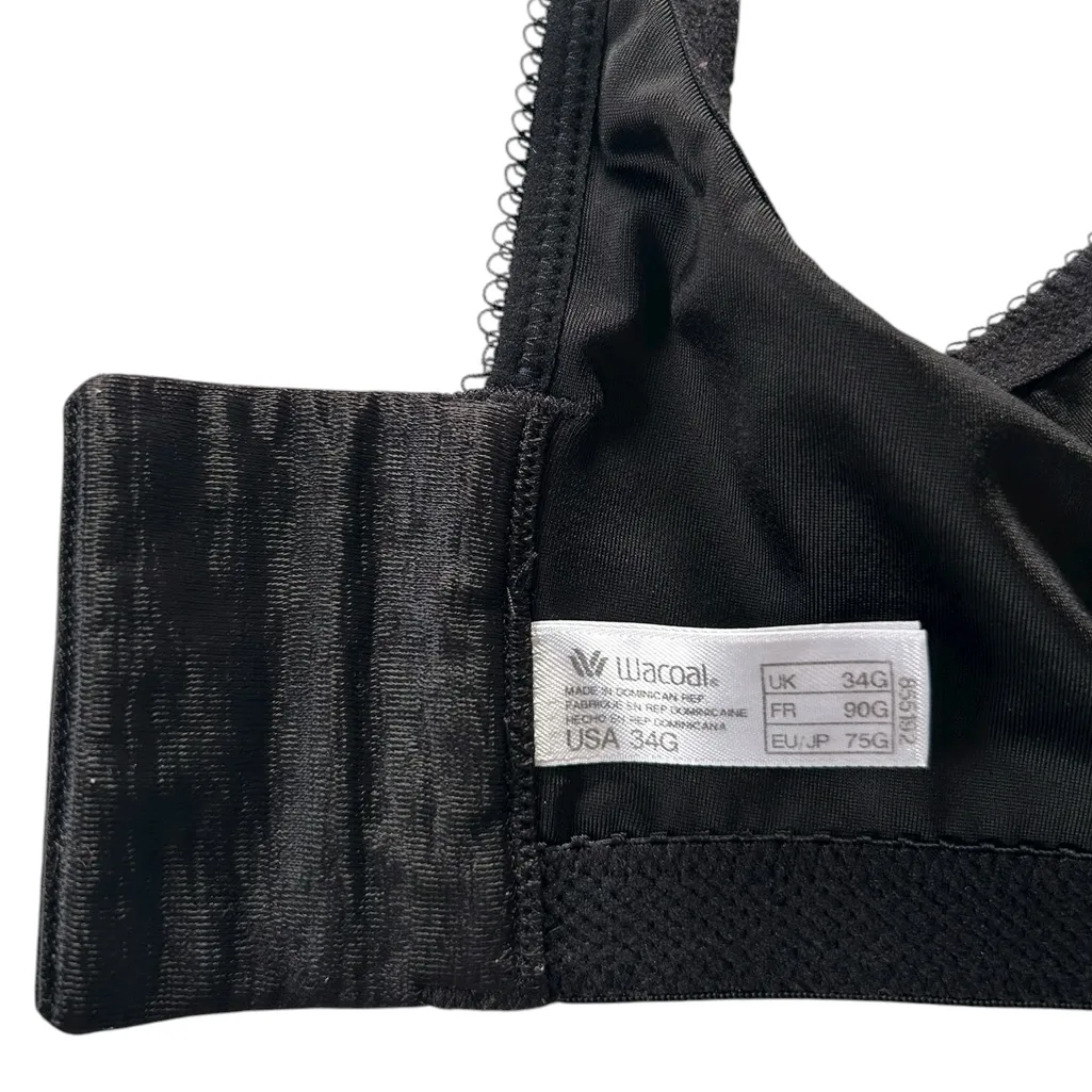 WACOAL 34G Basic Beauty Unlined Supportive Full Coverage Bra Black - Image 13