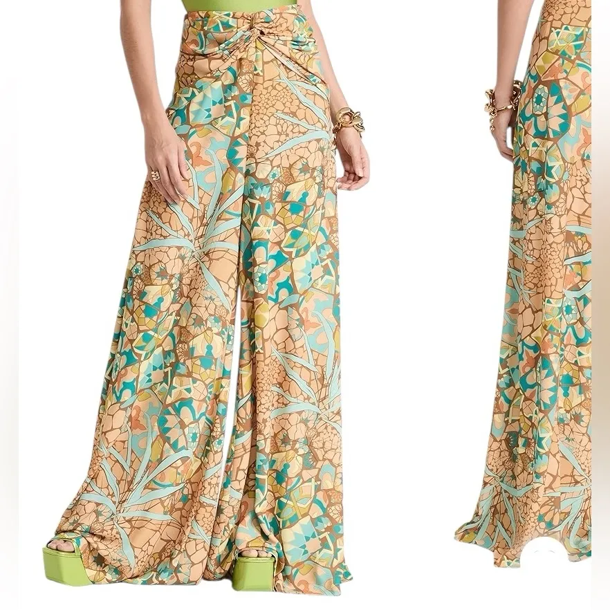 Andrea Lyamah NWTs Akro Wide Leg Pants Ilia II Pei t size XXL size 14 - Image 3