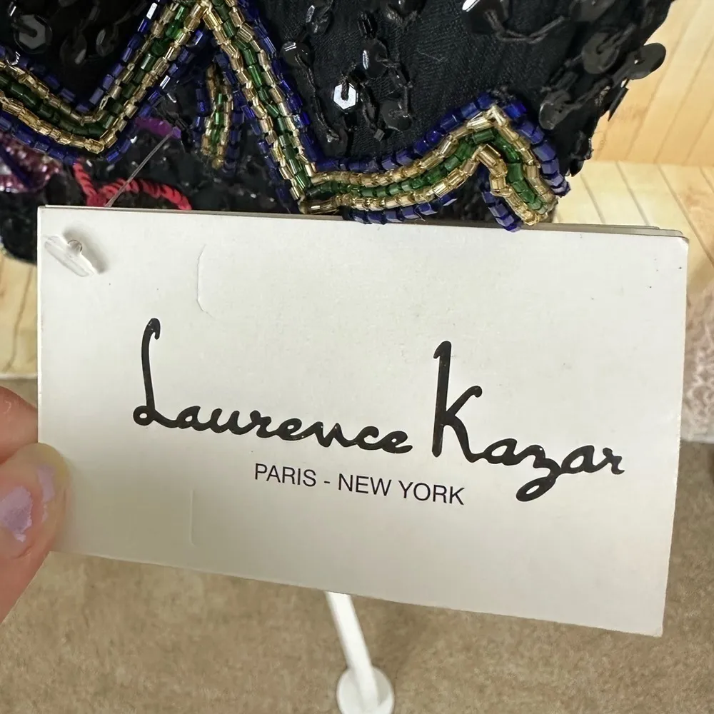 LAURENCE KAZAR Beaded Millennium Top - Image 10