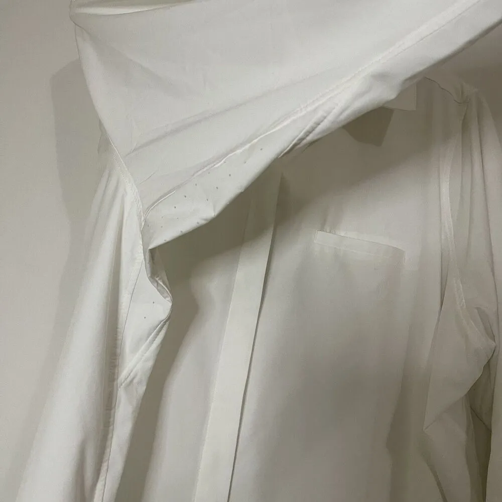 ATHLETA White outdoor button down long sleeve collar top 2X - Image 5