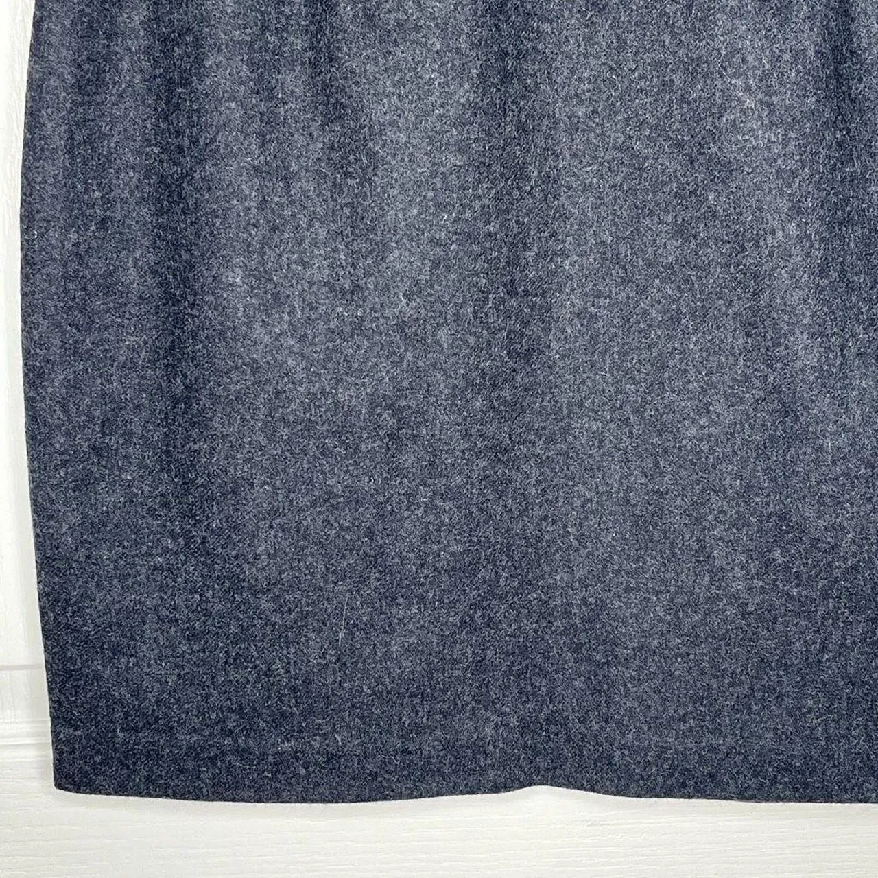 United Colors of Benetton Gray Wool Skirt - Image 4
