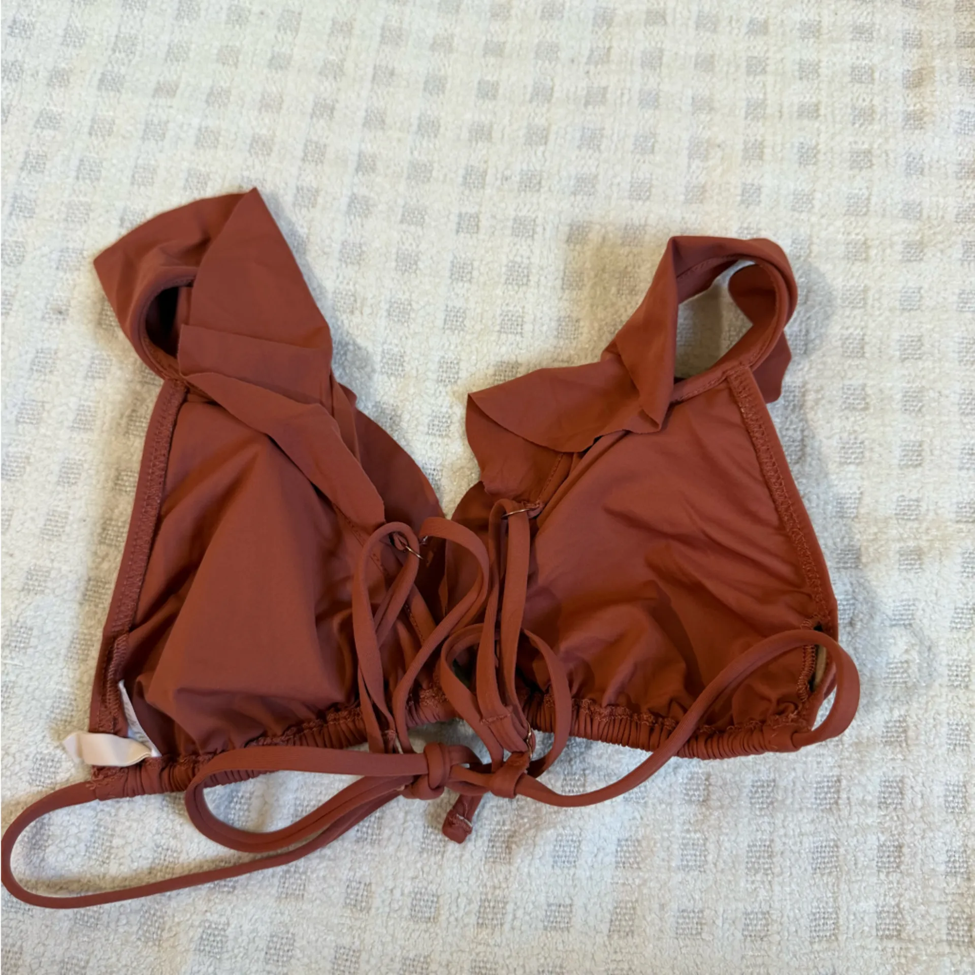 Eberjey Grayson bikini set Burnt Orange Color Size M - Image 8