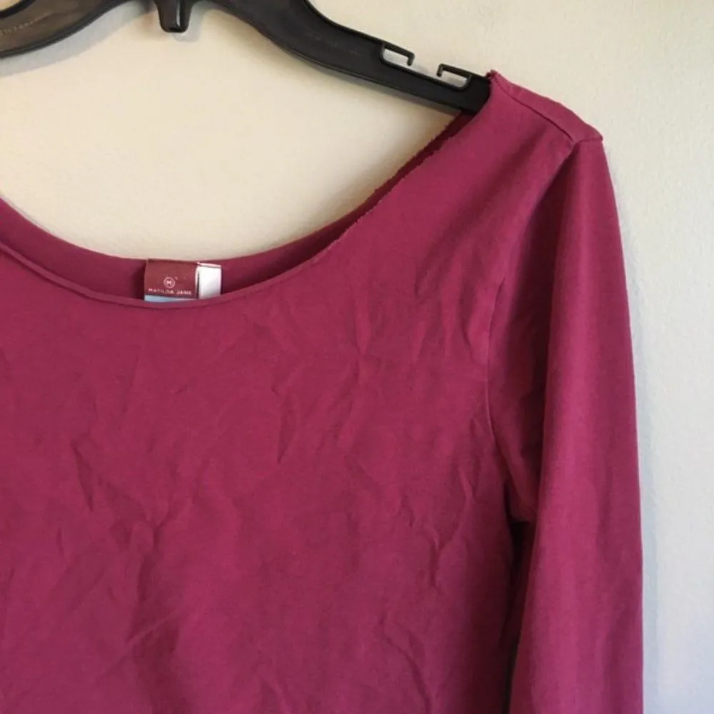 Matilda Jane Character Counts women's medium burgu - Image 4