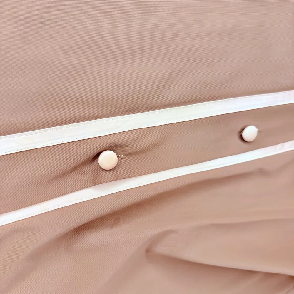 Vintage 1950’s Gossard Artemis Night Gown And Robe Size Small Brown/pink Pockets Brown - Image 2