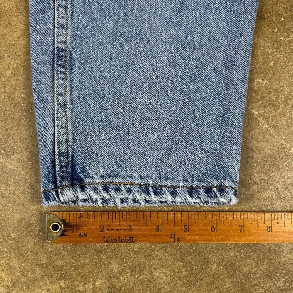 Vintage Levi's‎ 550 Jeans Women's 14 Relaxed Fit Tapered Leg 1998 Light Wash Blue - Image 12