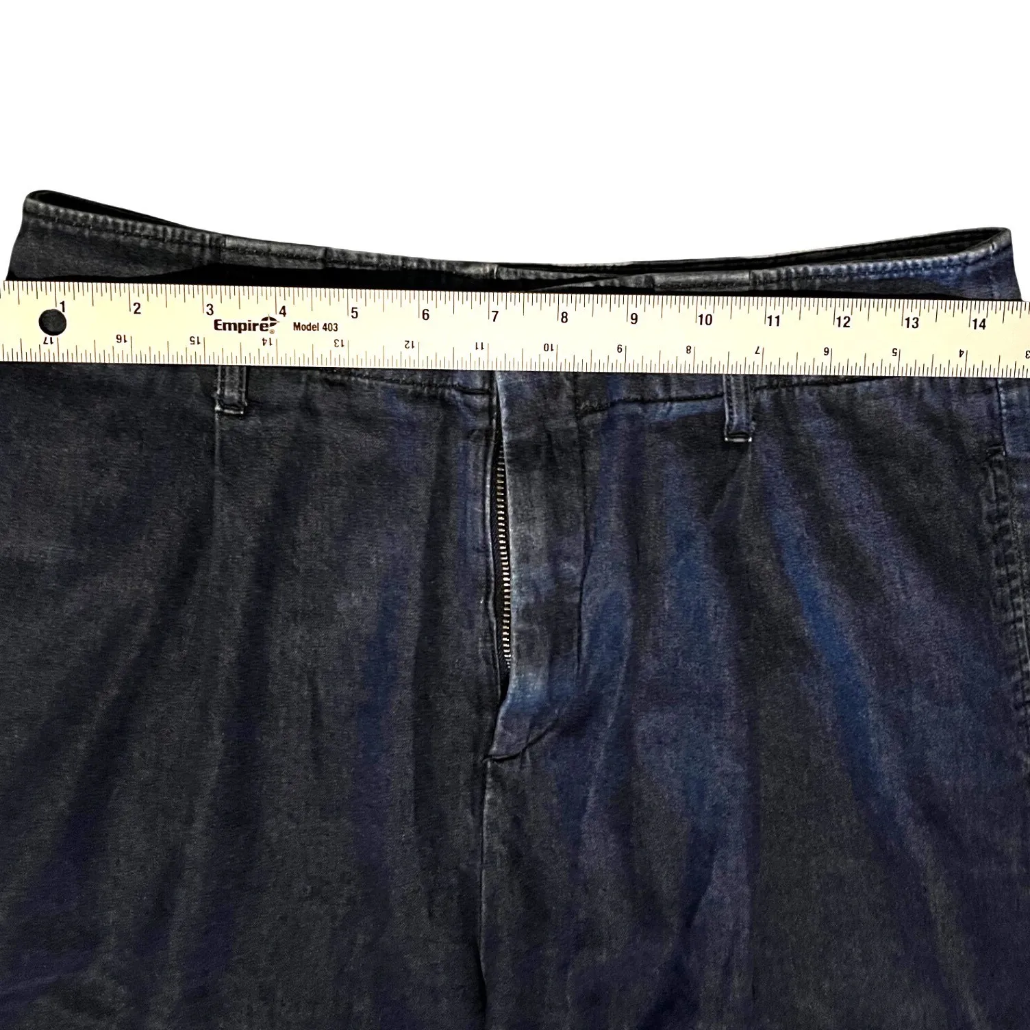 Uniqlo Wide Leg Stretch Jeans Medium Wash Denim 27W 25" Inseam GUC‎ - Image 8