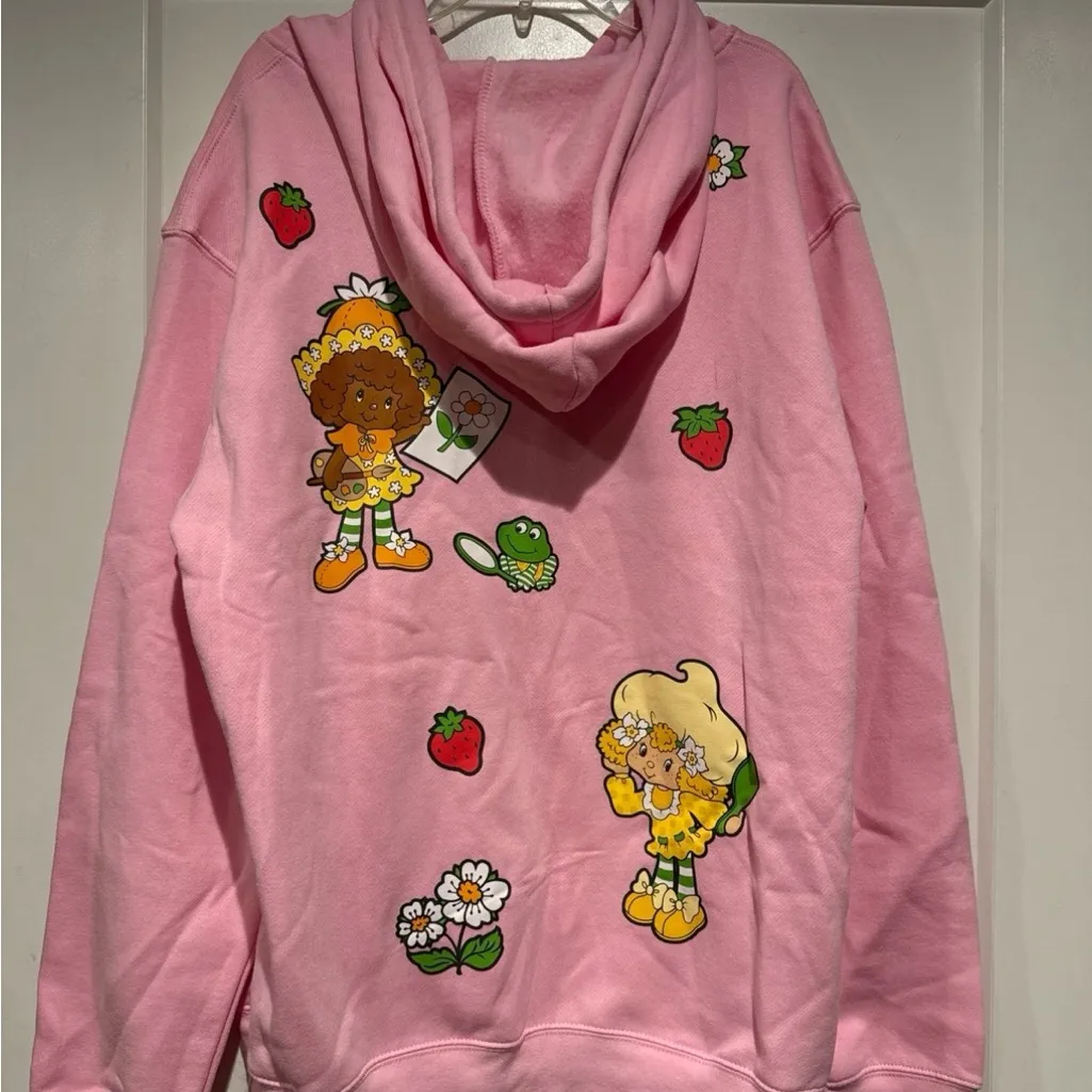 Strawberry Shortcake Zip Up Hooded Sweatshirt Size undefined - Image 5