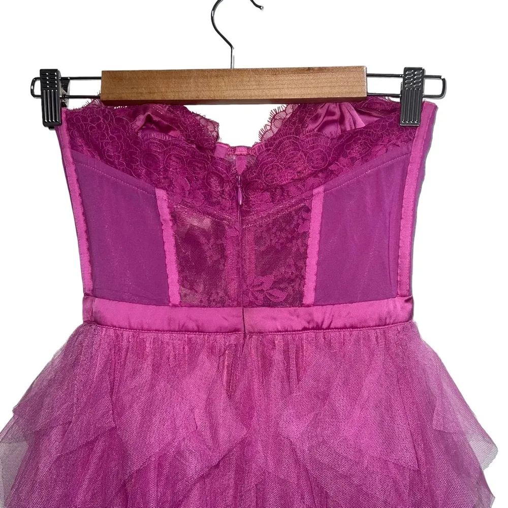 For Love & Lemons  x Revolve Bustier Gown In Pink - Image 11