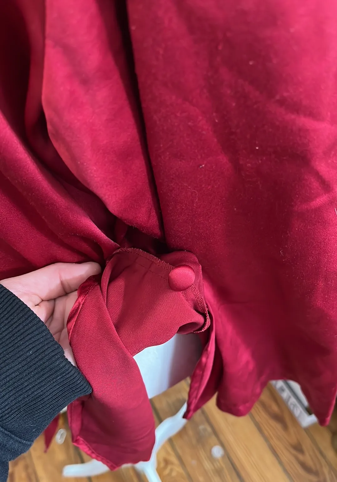 Victoria’s Secret Vintage Gold Label Red Robe - Image 7