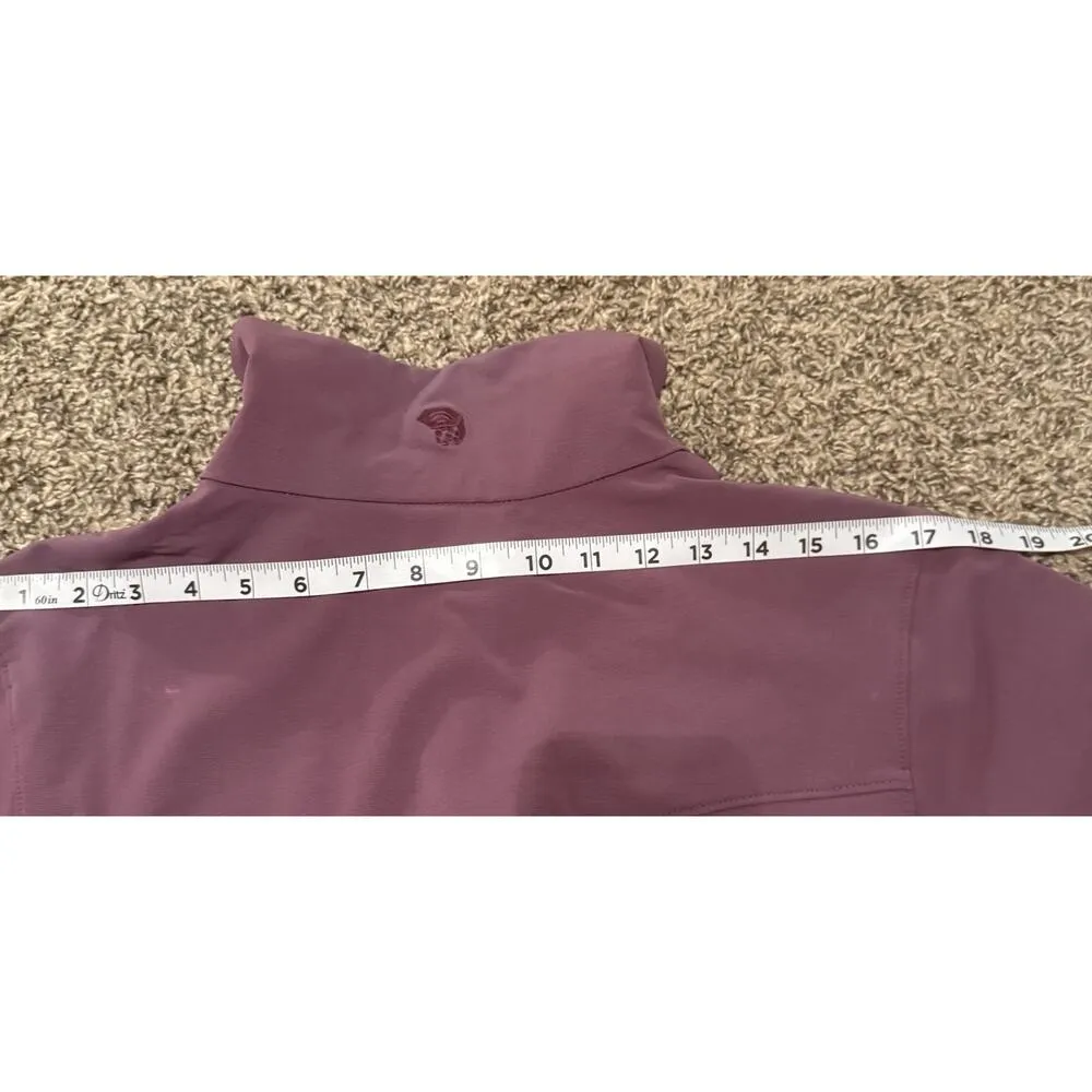 Mountain Hardwear  Offwidth Softshell Jacket Women MED Purple Full Zip TufStretch - Image 13