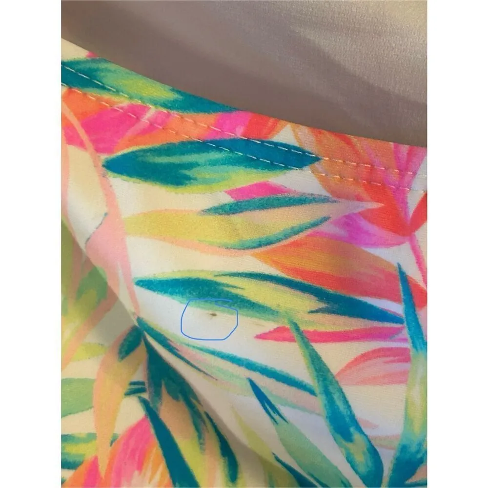 Decree Womens Pastel Oasis Monokini One Piece Swimsuit Size XL nwt (8068) - Image 4