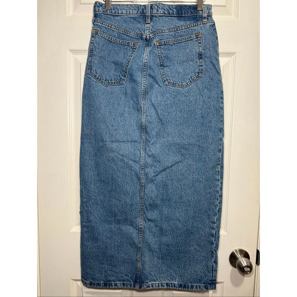 Abercrombie & Fitch denim midi skirt size 27/4 - Image 2