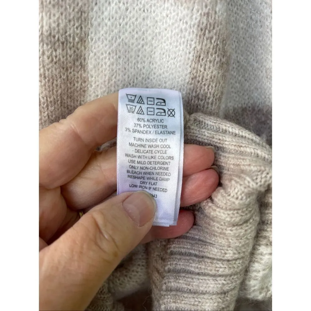 Sincerely Jules size XL cropped cardigan button front checked. Tan - Image 7