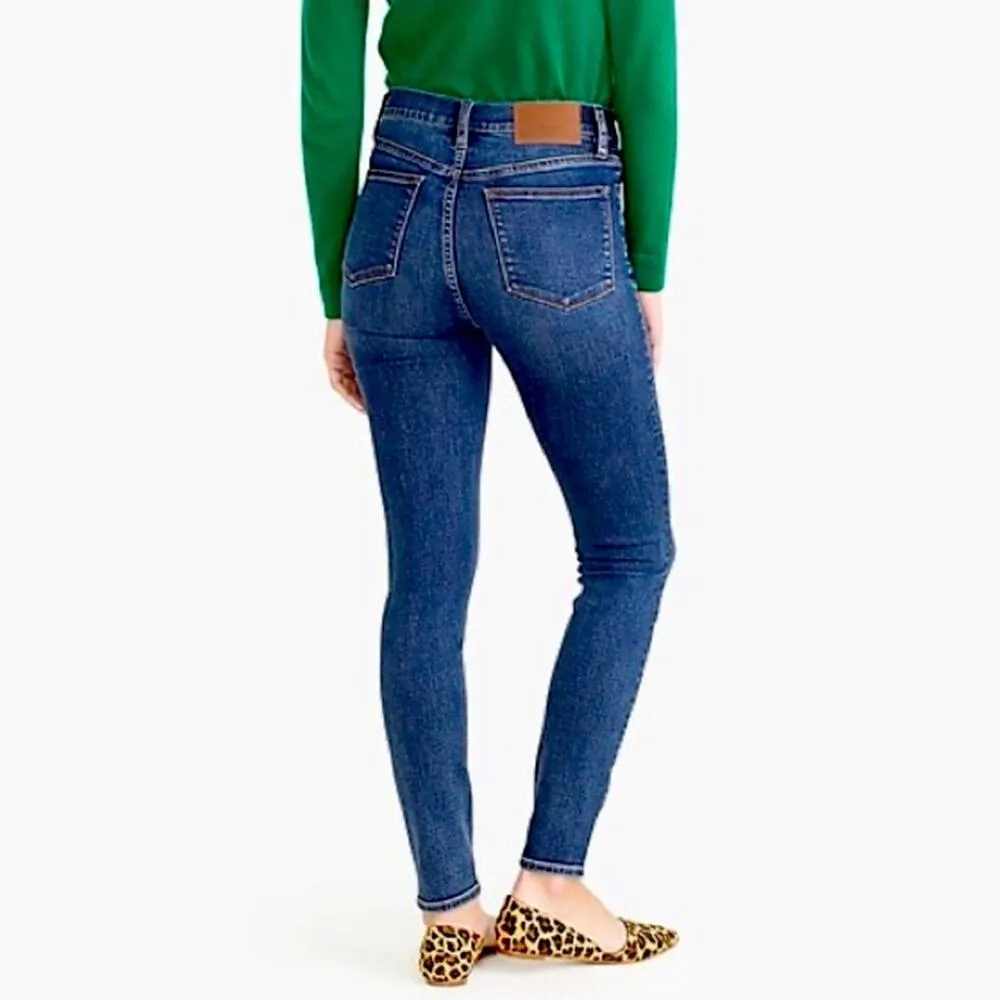 J. Crew Mercantile Jeans High Rise Slim Skinny Fit Dark Wash Women’s Size 29 - Image 2