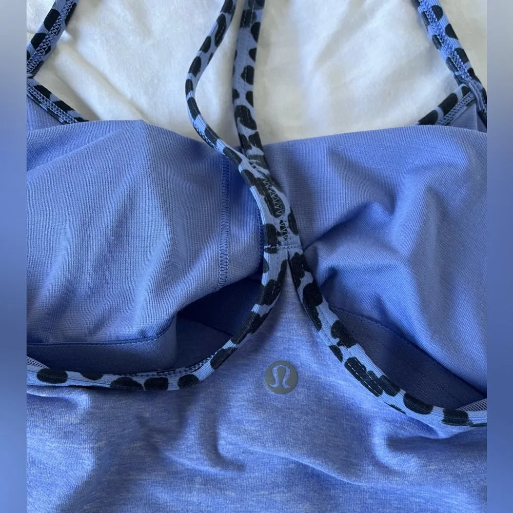 Lululemon Athletica Power Y Athletic Tank Top “Heathered Lullaby Blue” SIZE 4 - Image 8