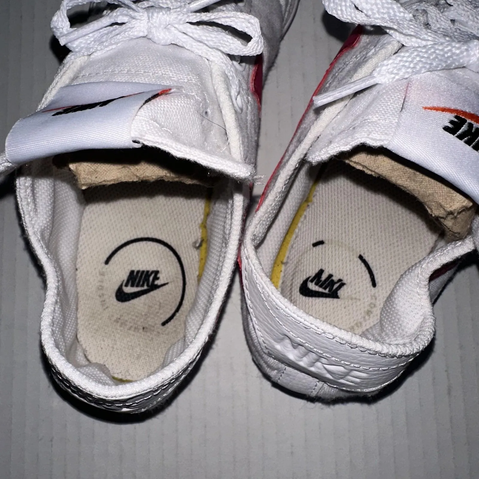 Nike Court Legacy Shoes Womens 9.5 White Pink Canvas Low Top Sneakers CZ0294-102 - Image 7