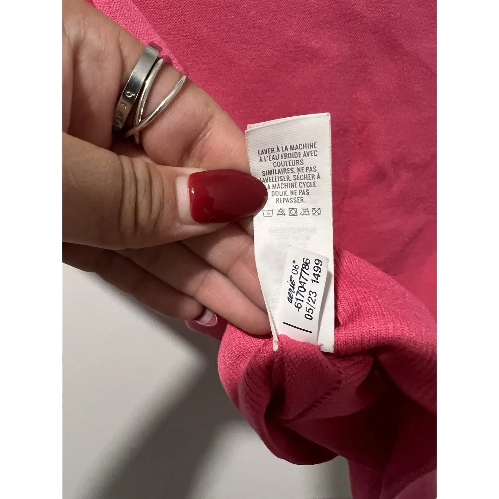 Aerie Offline Sidewalk Seamless Cropped‎ T-Shirt Pink Size Large - Image 5