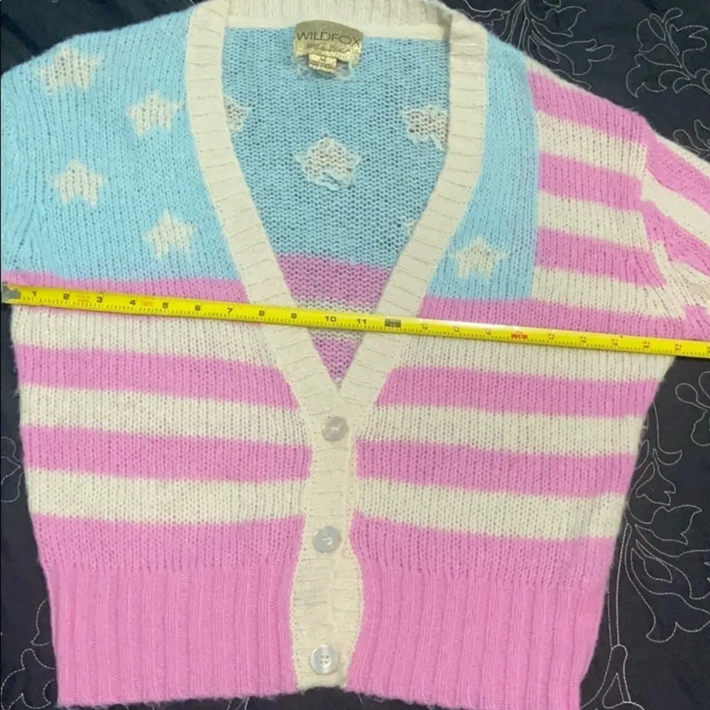 Wildfox Miss American cardigan Med. - Image 10