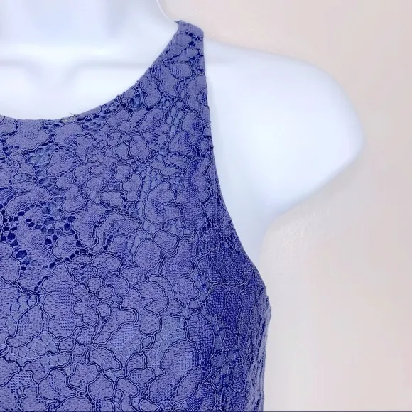 Joie Adisa Dark Navy Sleeveless Lace Mini Dress‎ Size 00 - Image 9