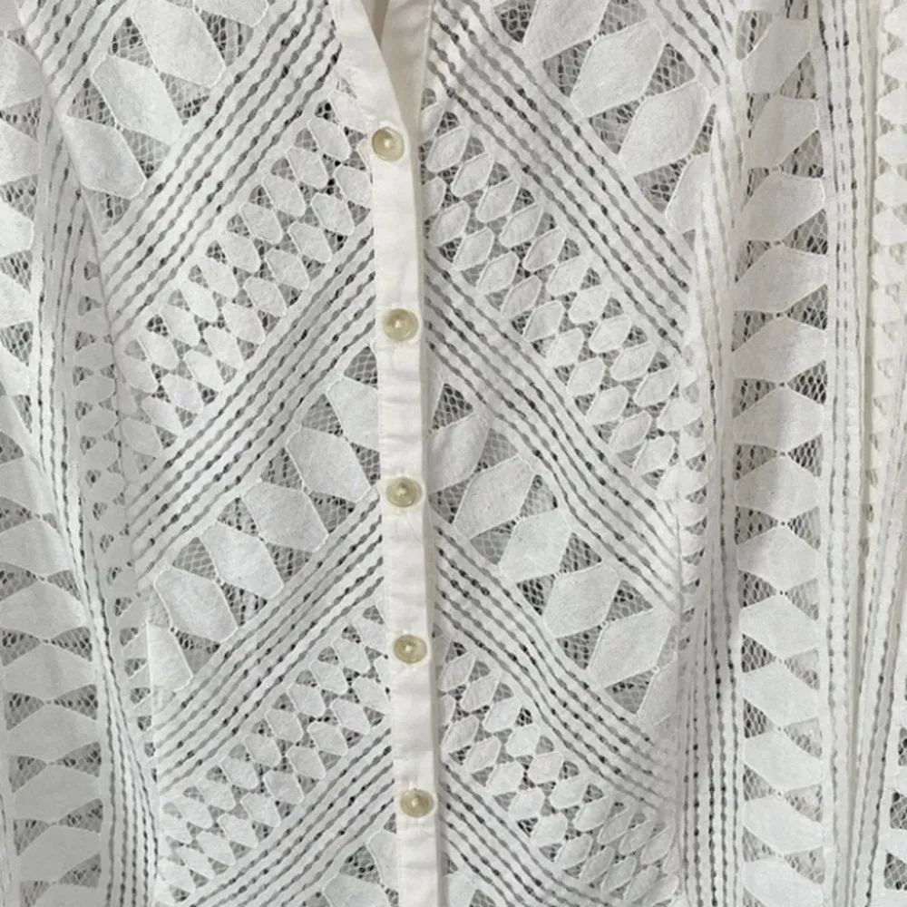 Anthropologie Lace Button Down
Blouse in Size 12 - Image 7