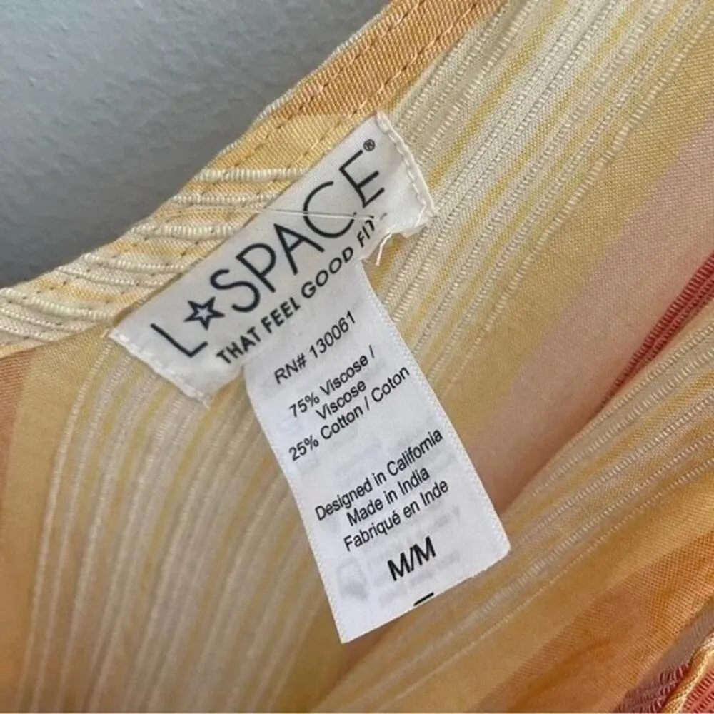 L Space - Clara Maxi Dress NEW Cover Up Medium - Image 9