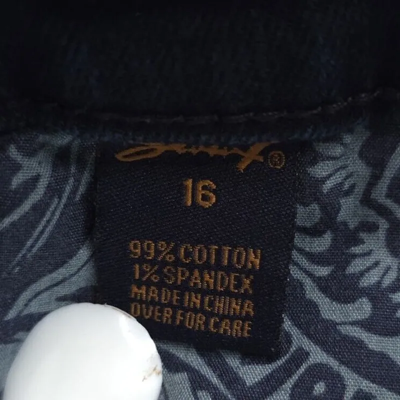 Seven7 Jeans Womens 16 (38x31.5) Dark Wash Blue Straight Leg Stretch Mid Rise - Image 7