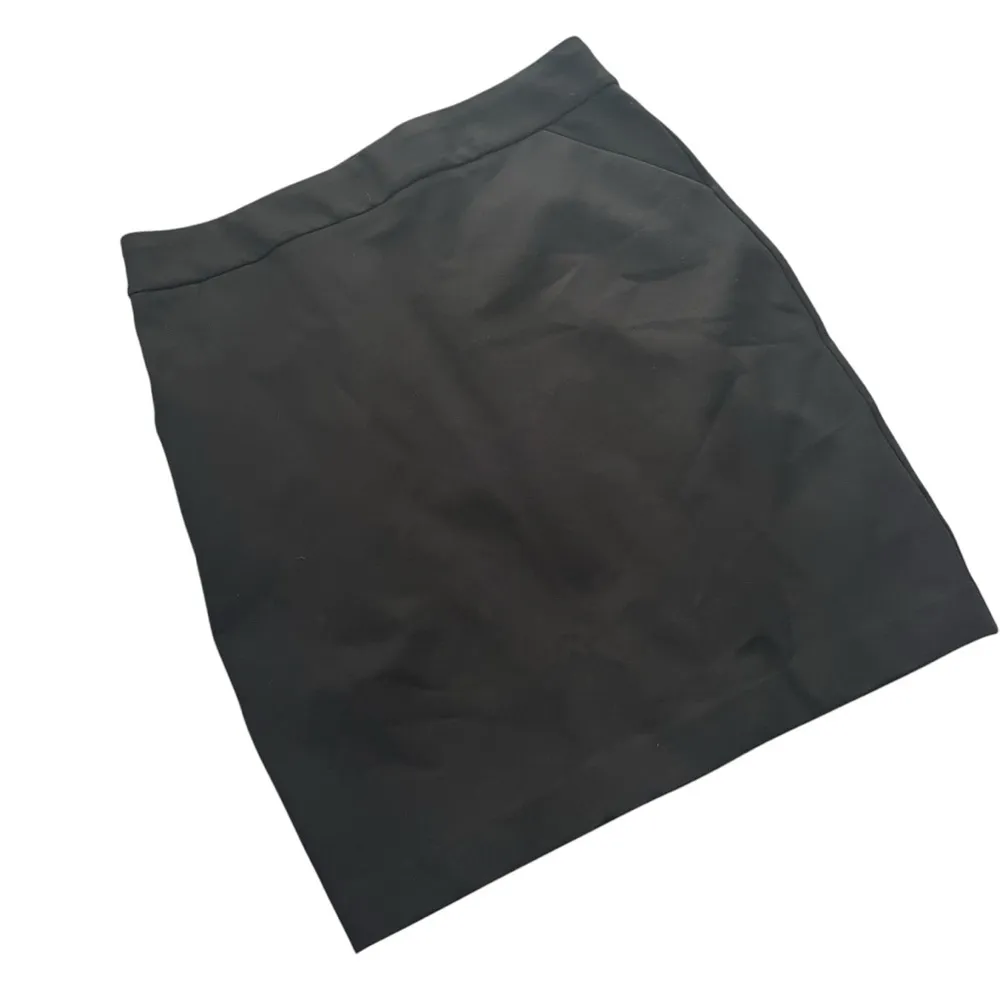 NWT, J. Crew Factory Ponte Pencil Skirt Black, Style L1314 Black Size 12 - Image 6