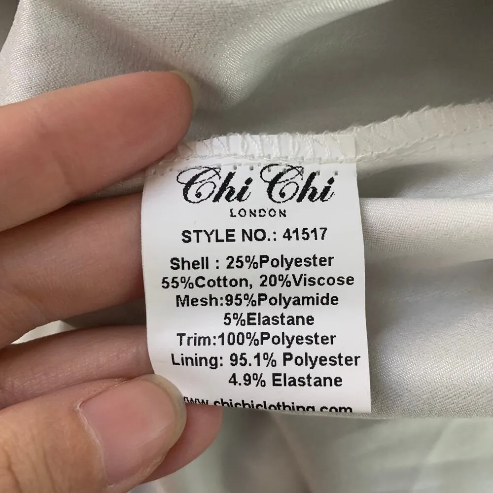 NEW Chi Chi London Sweetheart Neckline Mesh Lace Mini Dress - Image 13