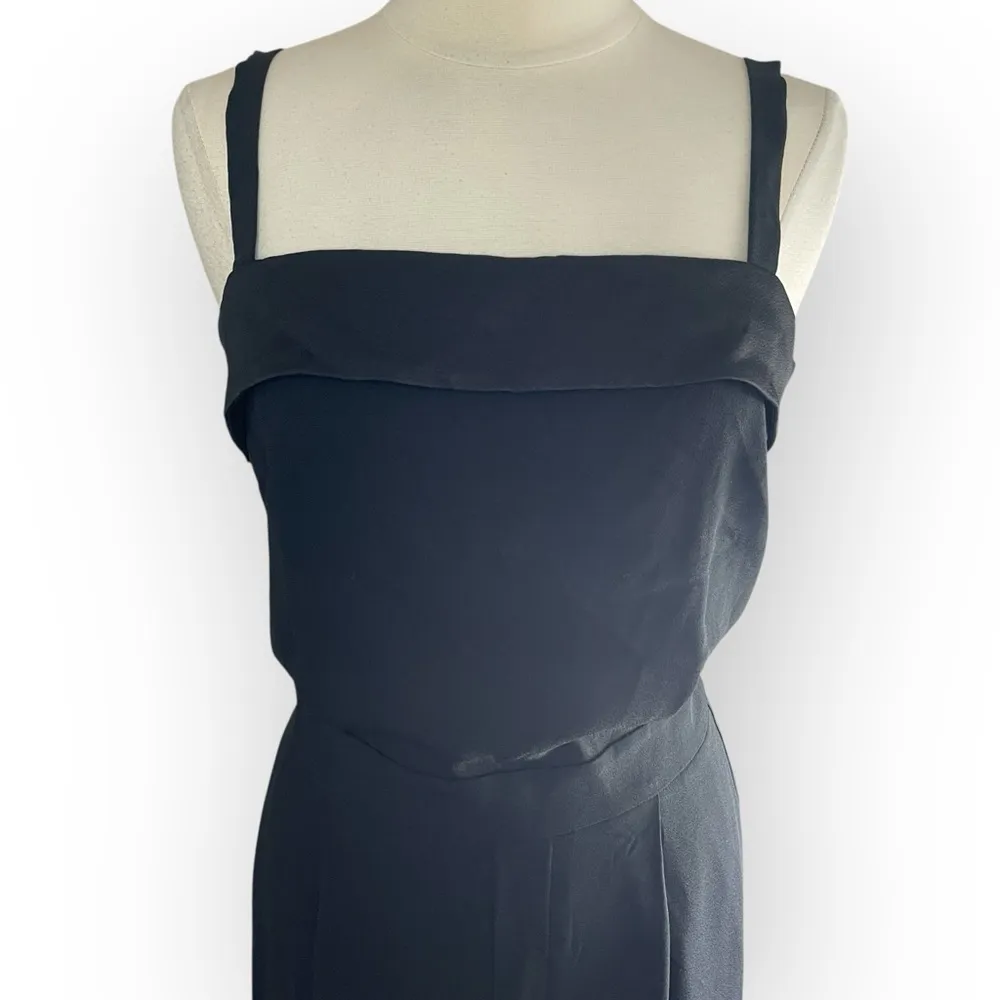 NWT VINCE Black Tuxedo Jumpsuit, Size 14 - Image 7