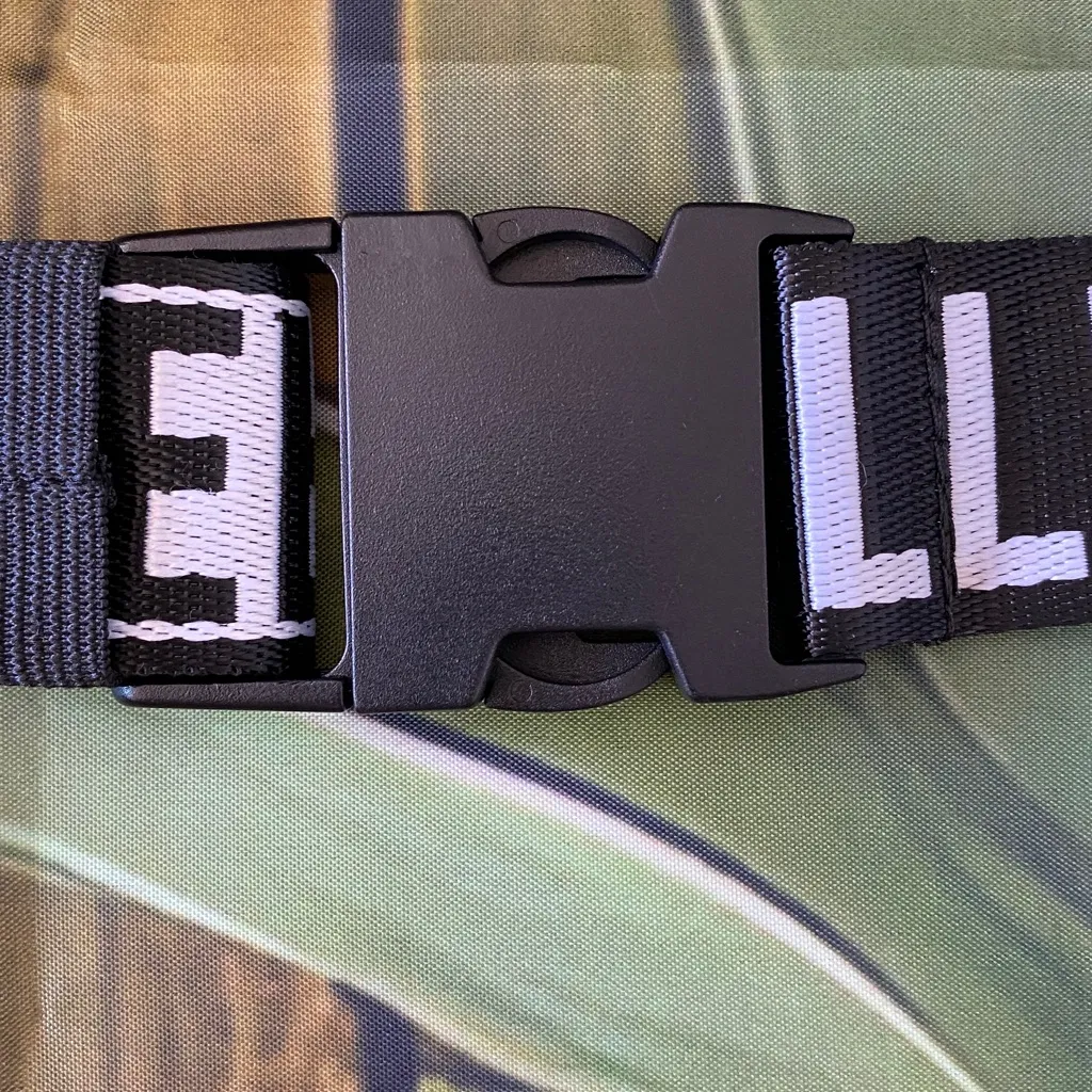 New Hollister Black Belt Funny Pack Bag with White Logo - Image 7