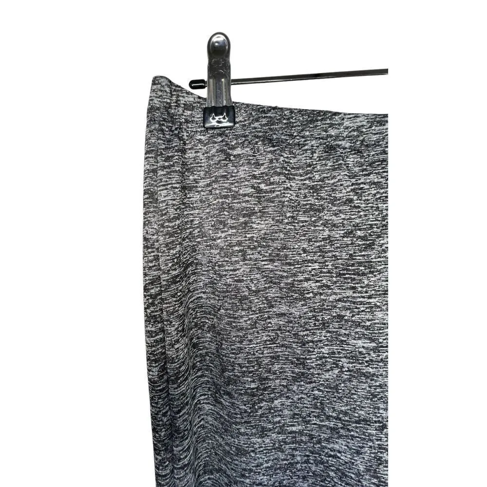 SheIn  Grey “Fuzzy Patterned” Lightweight Stretchy Basic Leggings - Image 2