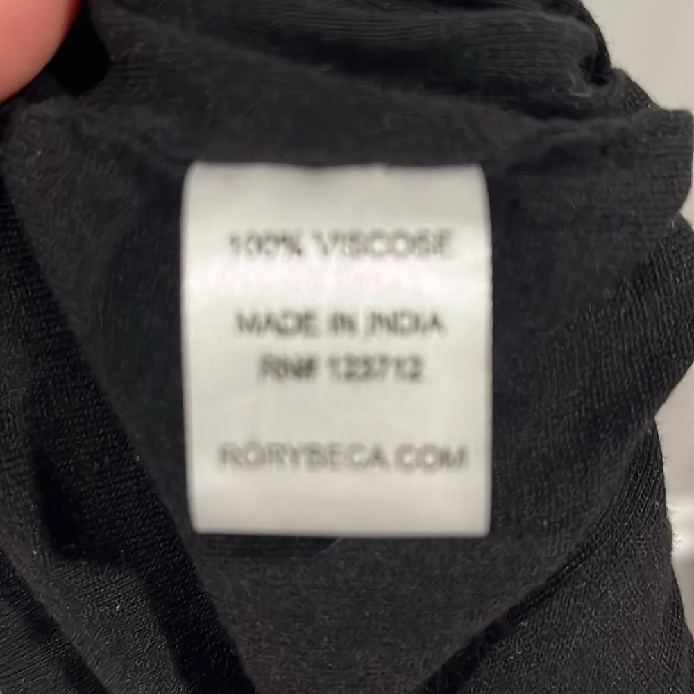 Rory Beca boho Black Sleeveless Romper with ball tassels - S - Image 7