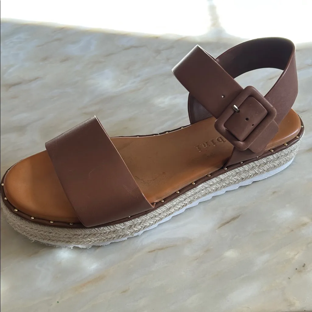 Gianni Bini Womens Keegan Espadrille Platform Sandals in Vacay Tan Size 10 - Image 8