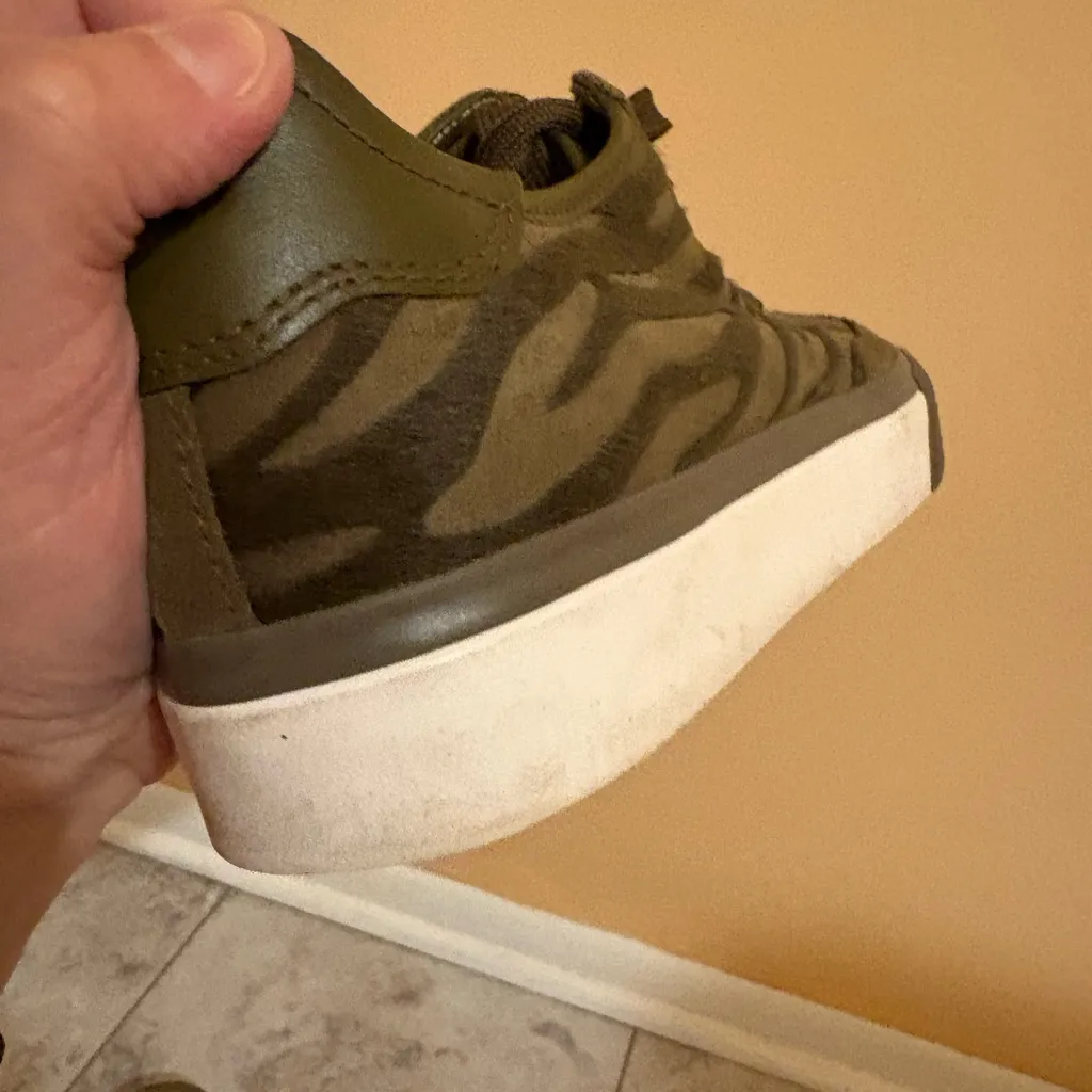 Rag & Bone Olive Tiger Zebra Print Sneakers - Image 8