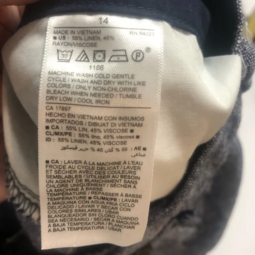 Old Navy Linen Blend Shirts Size 14 - Image 13