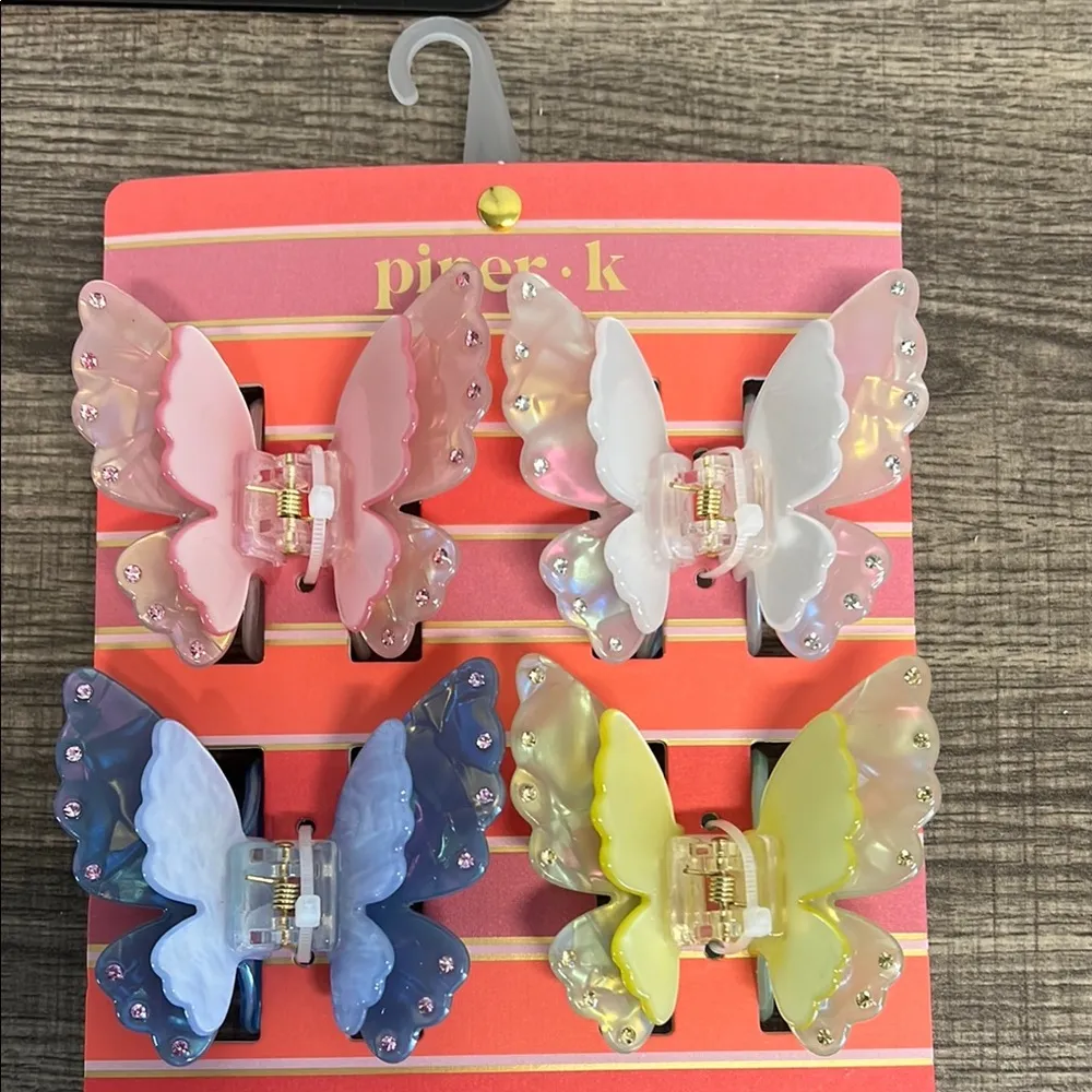 Piper K Butterfly 🦋 Hair Clips Set - Image 8