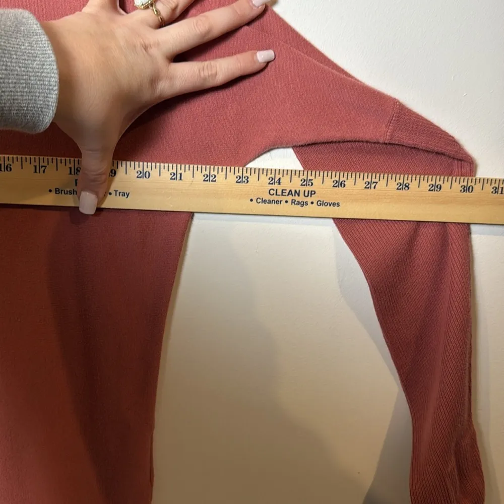 Lululemon Women’s Relaxed Fit Take It All In Sweater in Briar Rose 100% Cotton - Image 7