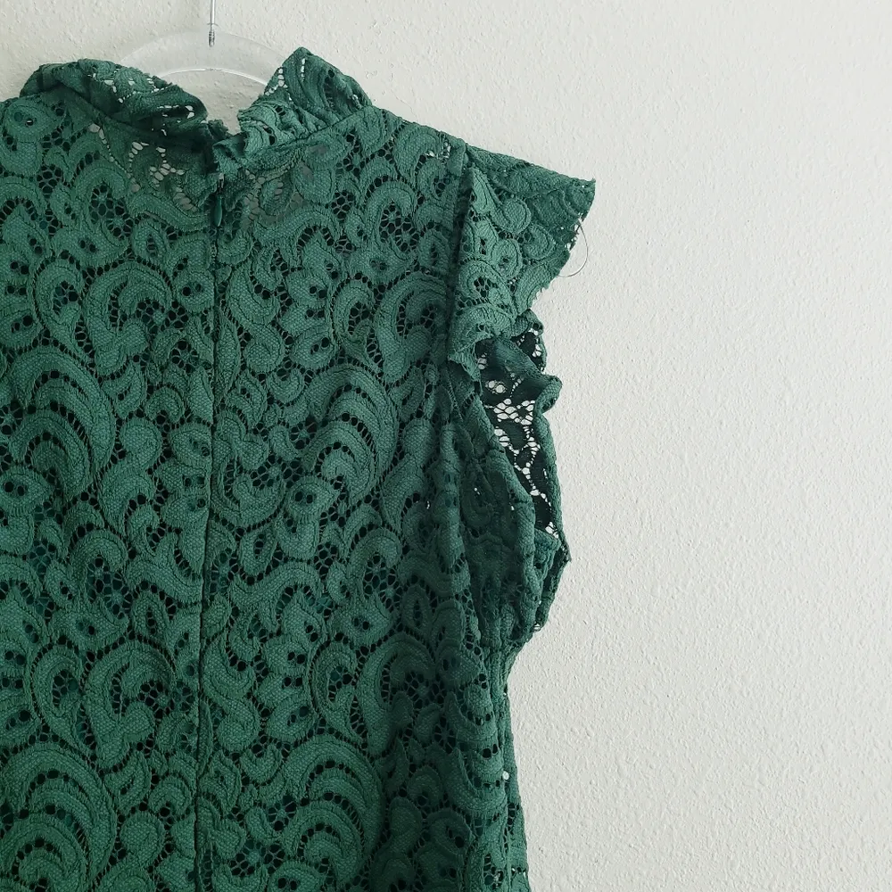 Alexia Admor Lace Cap Sleeve Sheath Mini Dress - Image 6